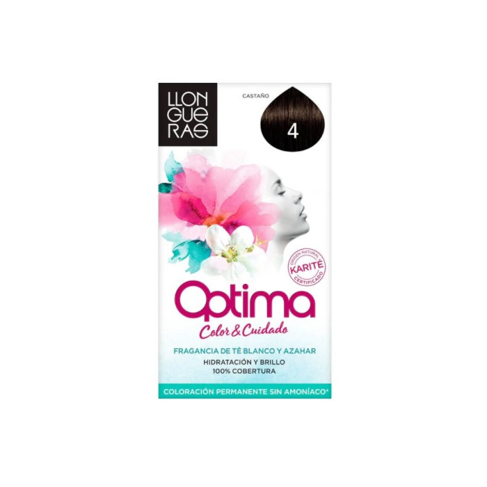 Llongueras Optima Hair Colour #4-castaNo 1 U