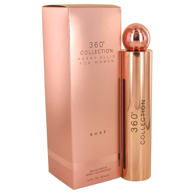 Perry Ellis 360 Collection Rose Eau De Parfum Spray 100 ml for Women