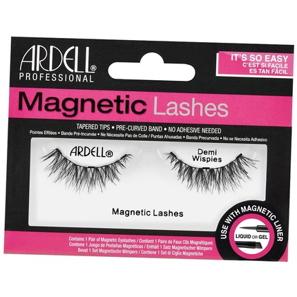 Ardell Single Magnetic Demi Wispies Lashes  Requires Gel Liner