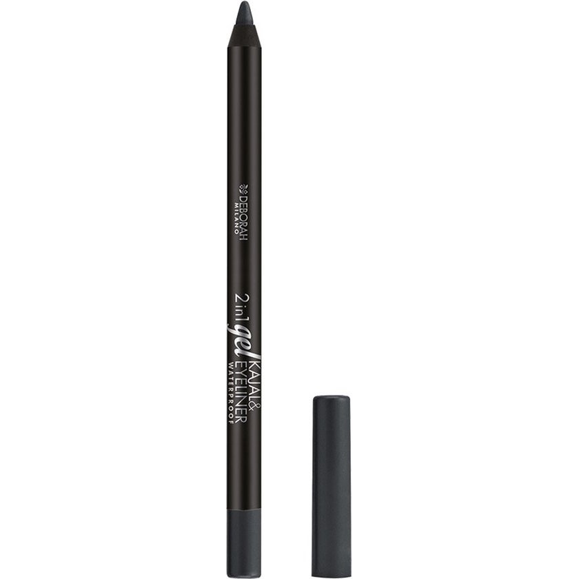 Deborah Milano 2-in-1 Kajal& Gel Pencil eyeliner 1,4 g Kohl Grey