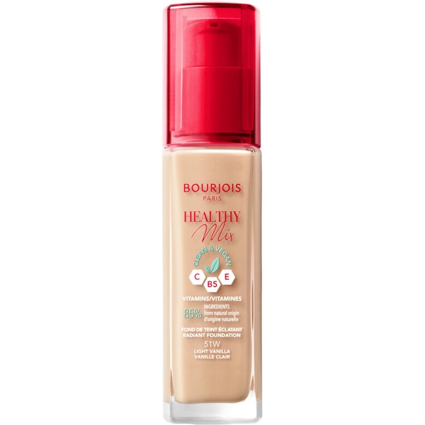 Healthy Mix Clean & Vegan Radiant Foundation 30 Ml