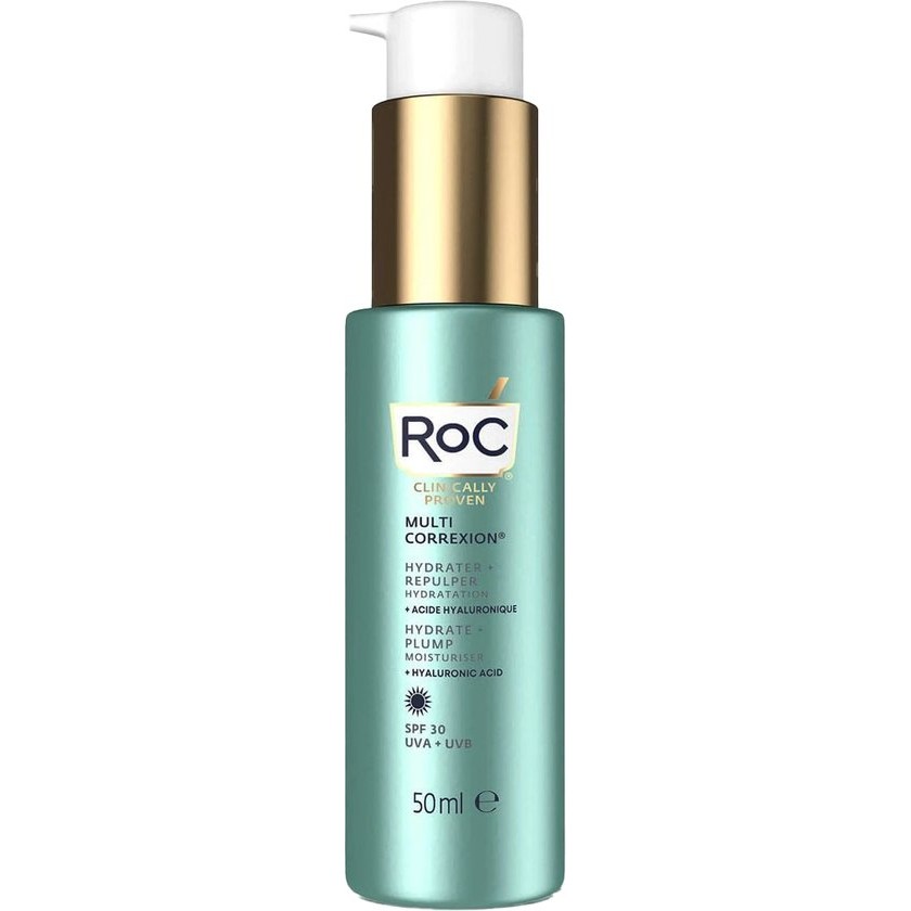 Hydrate + Plump Moisturizing Cream With Hyaluronic Acid Spf30 By Roc 50 Ml