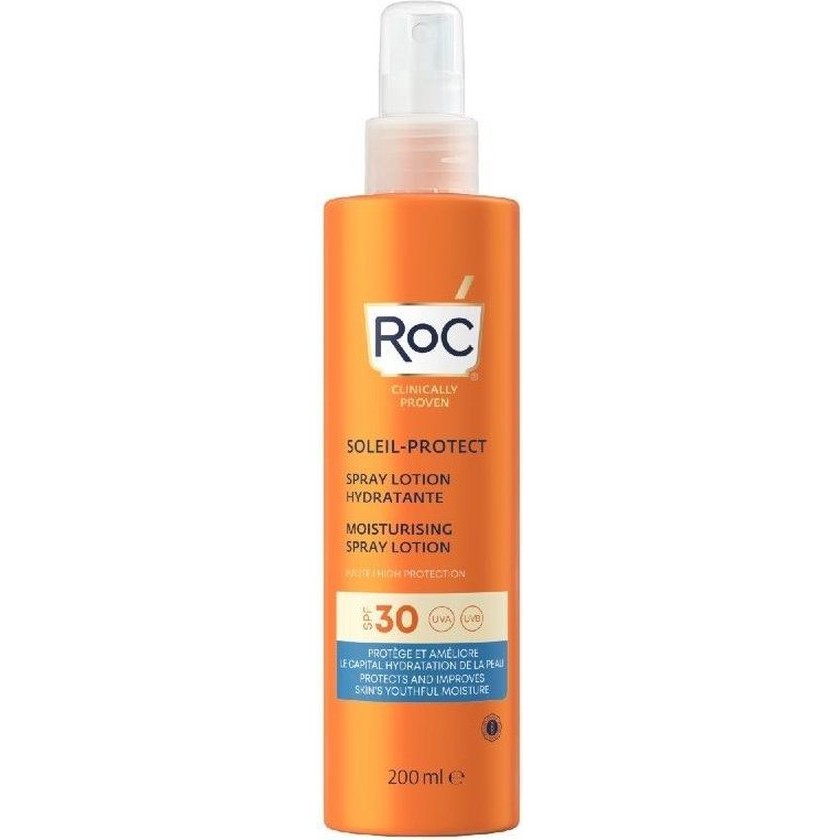 Proteccion Solar Spray Hidratante Spf30 200 Ml By Roc 200 Ml