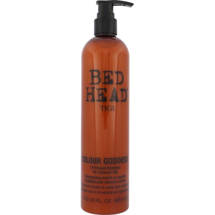 TIGI Bed Head Colour Goddess Oil Infused Shampoo For Coloured Hair szampon do w os w farbowanych dla brunetek 400ml