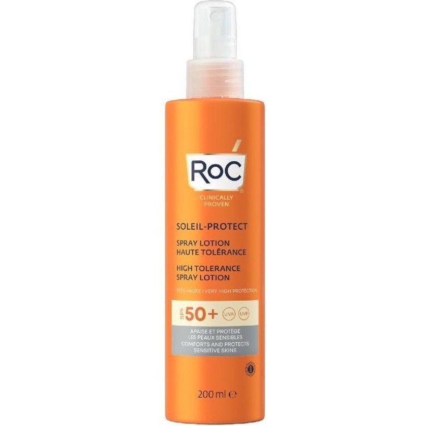 Roc ProtecciOn Solar Spray Alta Tolerancia Spf50 200 Ml