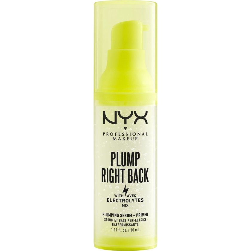 NYX Professional Makeup Plump Right Back face makeup primer 30 ml – 01 Clear