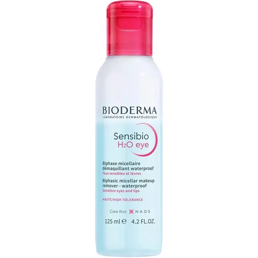 Sensibio H2o Eye Micellar Solution Eye Make-up Remover By Bioderma 125 Ml
