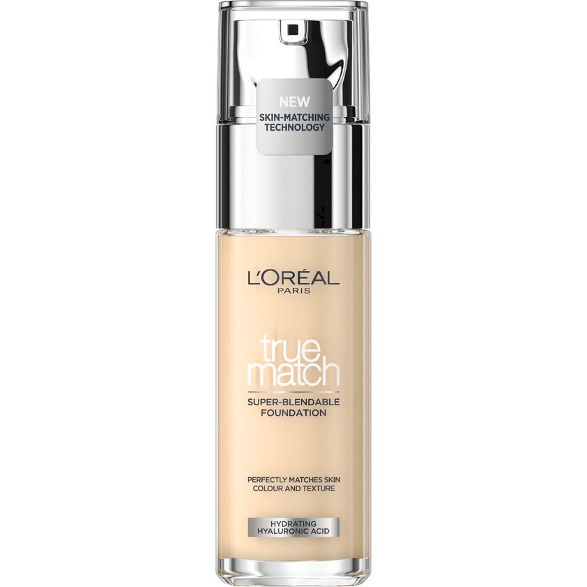 L’Oréal Paris – True Match Foundation – 0.5.N – Natuurlijk Dekkende Foundation met Hyaluronzuur en SPF 16 – 30 ml