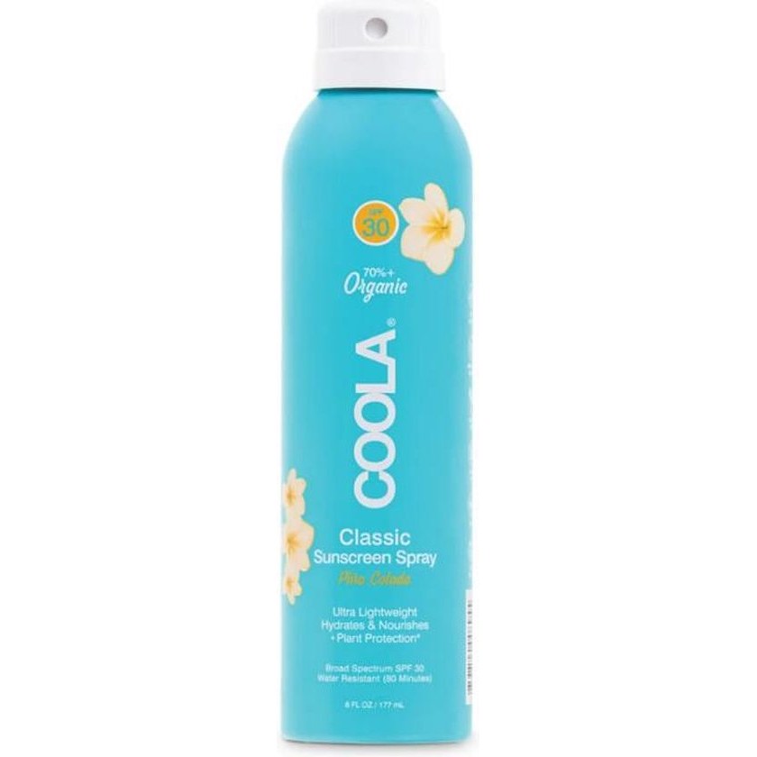 Coola Classic Body Organic Sunscreen Spray Spf30 Pia  a Colada 177ml