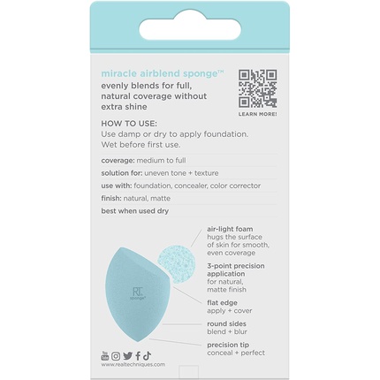 Real Techniques Sponge Miracle Airblend Sponge 1 U