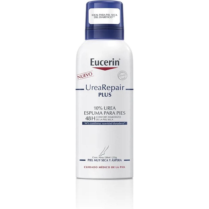 Eucerin Urearepair Plus 10% Espuma Pies 150 Ml