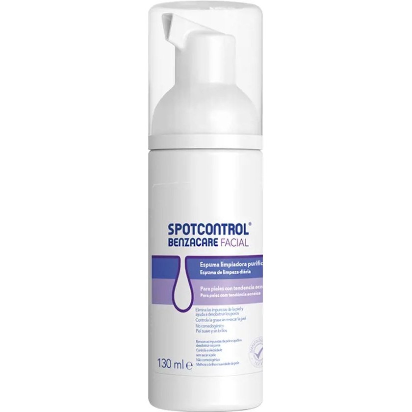 Benzacare Spot Control Facial Espuma Limpiadora 130 Ml