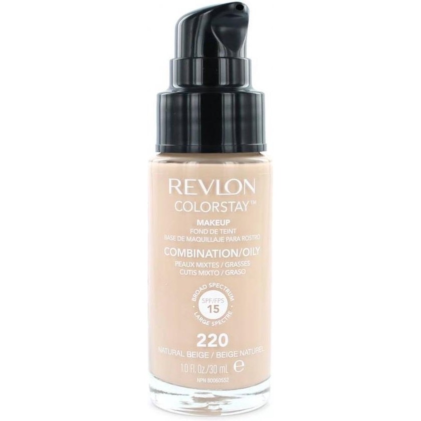Revlon Colorstay Foundation With Pump – 220 Natural Beige (Oily Skin)