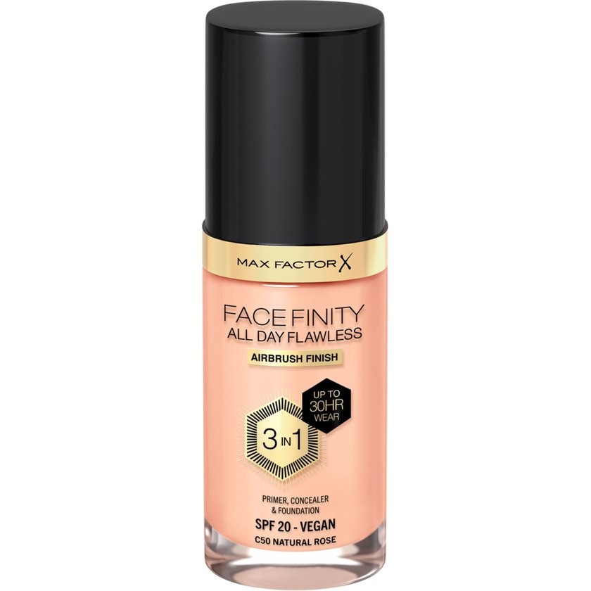 Max Factor Facefinity All Day Flawless 3 In 1 Foundation C50-Natural Rose 30ml