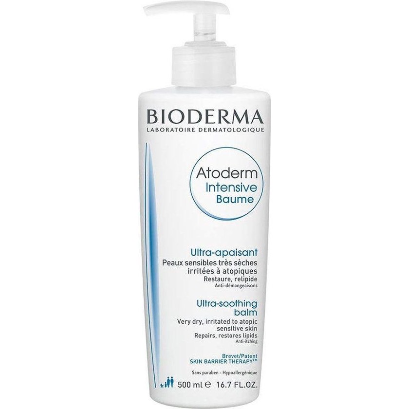 Bioderma Atoderm Intensive Baume Intensive Soothing Balm For Very Dry, Sensitive And Atopic Skin 500 Ml