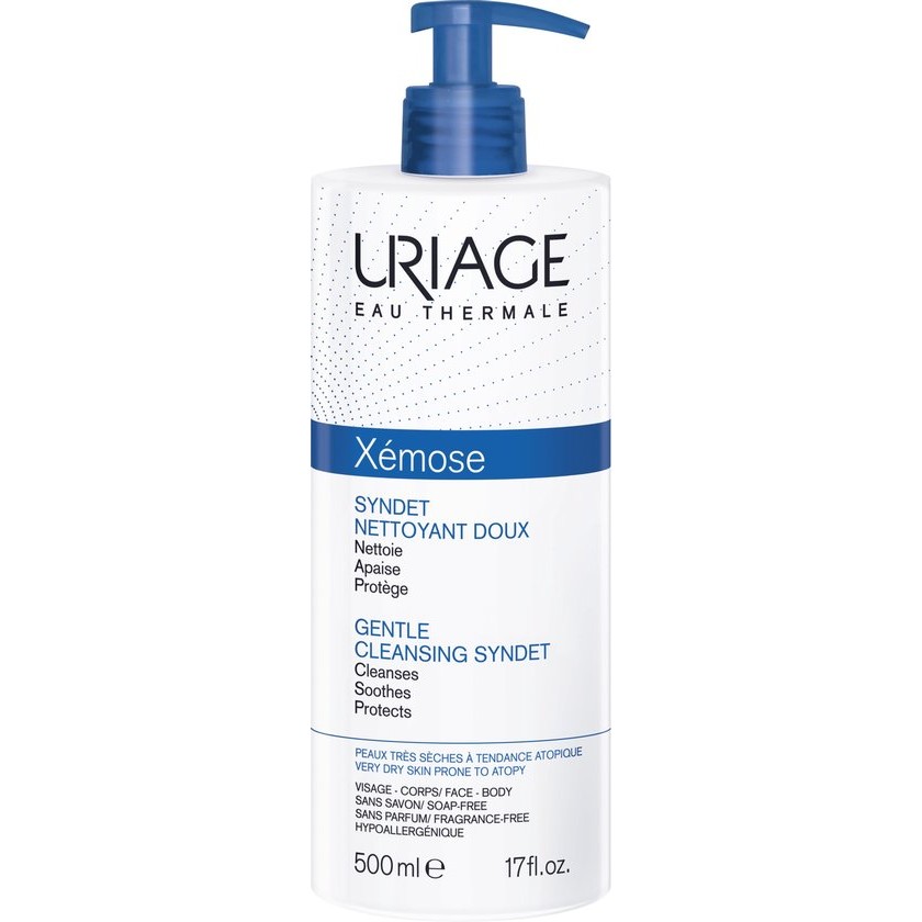 Uriage – Fine cleansing cream gel for dry to atopic skin Xémose (Gentle Cleansing Syndet) (U)