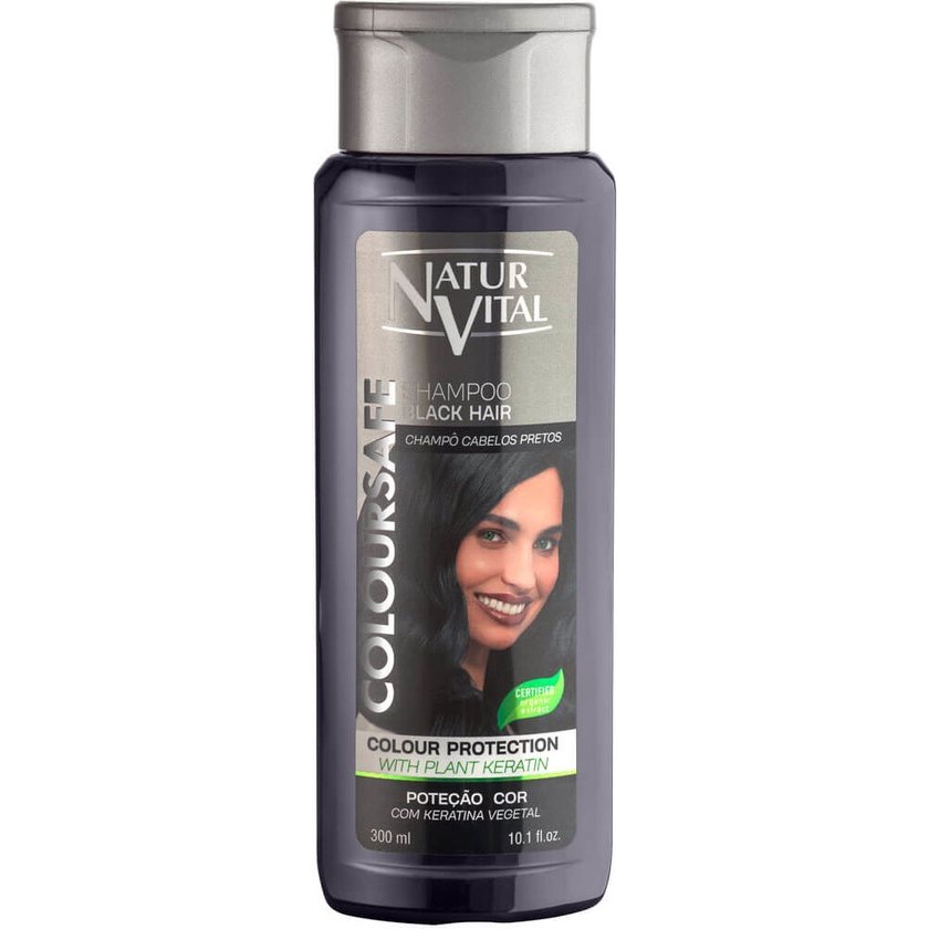 Natur Vital Champu Color Black 300 Ml