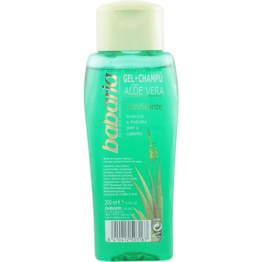 ALOE VERA champu+gel 200 ml