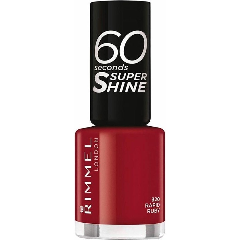 Rimmel London 60 Seconds Nagellak – 320 Rapid Ruby