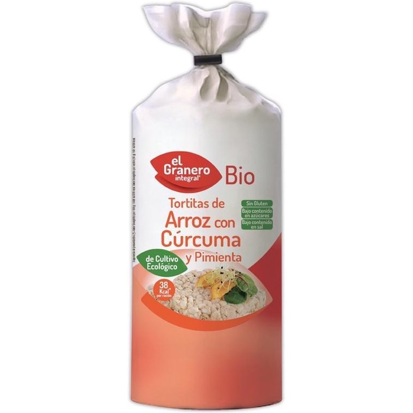 Granero Organic Turmeric and Pepper Rice Cakes G