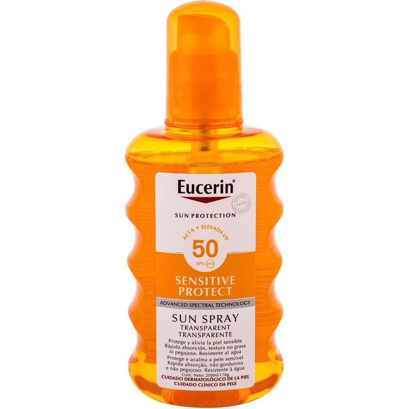 Sun Protection Transparent Spray Spf50 200 Ml By Eucerin 200 Ml