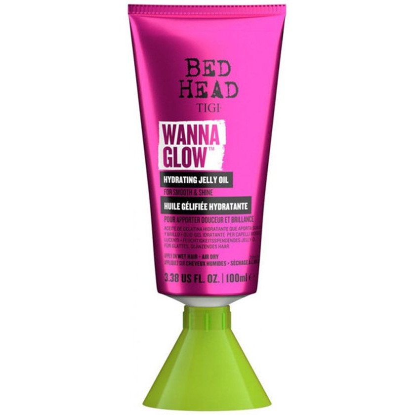 Bed Head by TIGI – Wanna Glow – Haarolie – Hydrateren en Glans – Voor Glanzend Haar – Tegen Droog Haar – 100ml