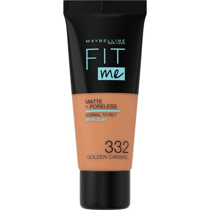 Fit Me Matte+poreless Foundation By Maybelline #332-golden