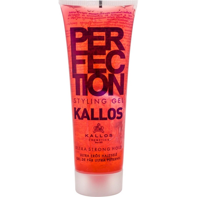 Kallos – Ultra Strong Styling – tube 250 ml, red – 250ml