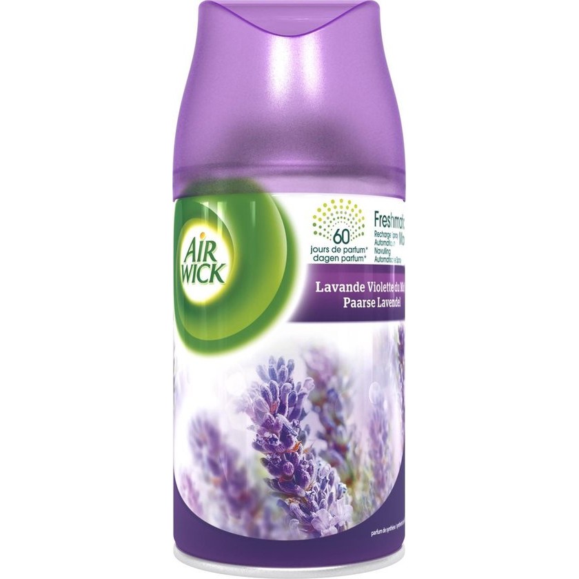 6 x Air Wick Purple Lavender Meadow Air Freshener, Freshmatic Auto Spray, Refill 250 ml