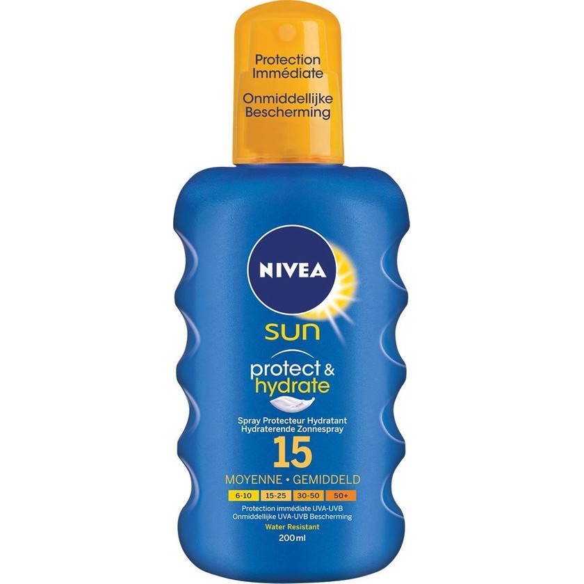 Nivea Sun Protect And Moisture Spray Spf15 200ml