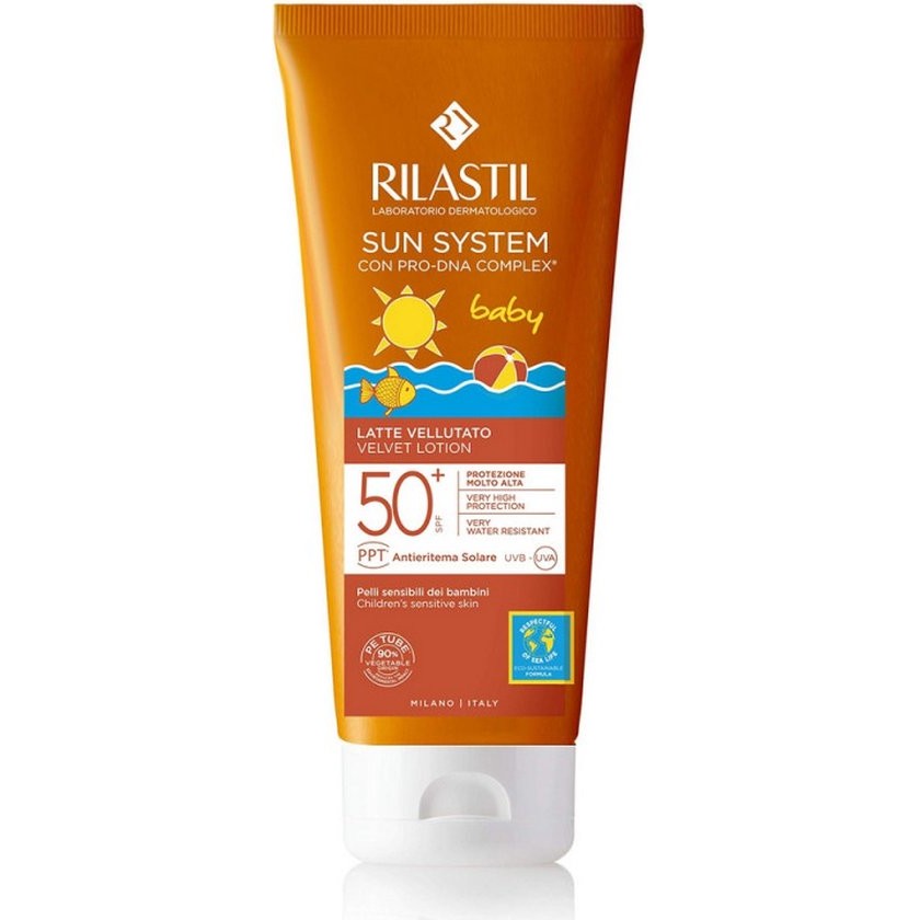 Zonnemelk voor kinderen Rilastil Sun System Spf 50+ (200 ml)
