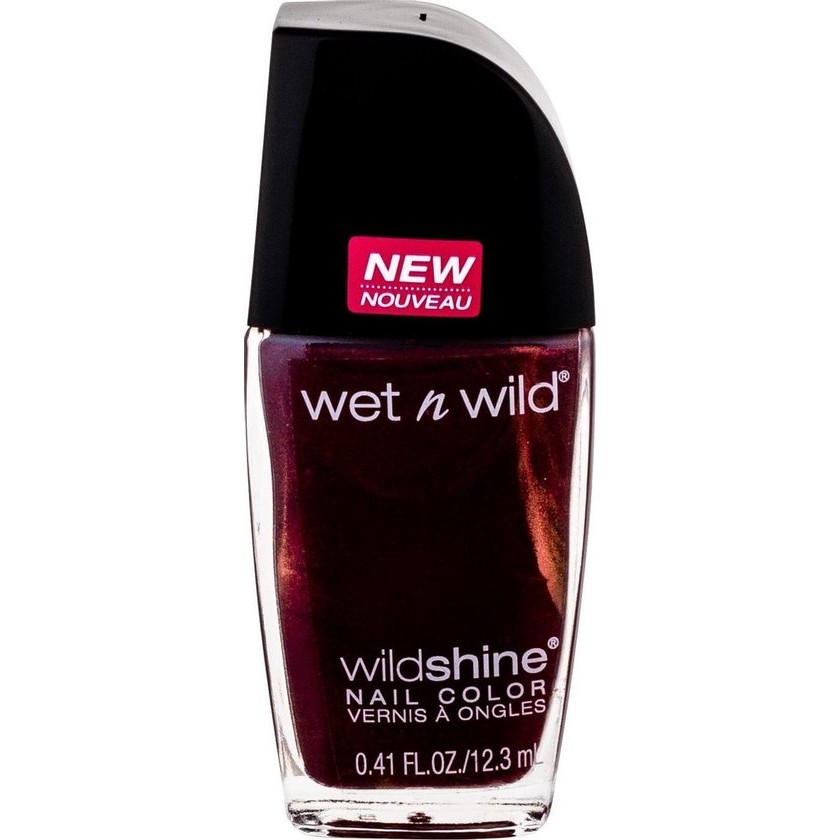 wet n wild Wild Shine Nail Color nagellak 12,3 ml Bordeaux rood