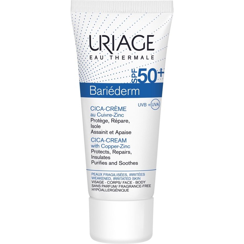 Uriage Sunscreen Bariéderm Cica-Cream SPF50+
