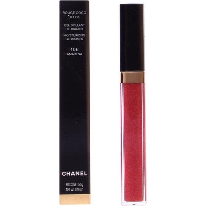 Chanel Rouge Coco Gloss Illuminating Top Coat 774 Excitation Chanel Rouge Coco Gloss Moisturizing Glossimer   106 Amarena   5 5 G
