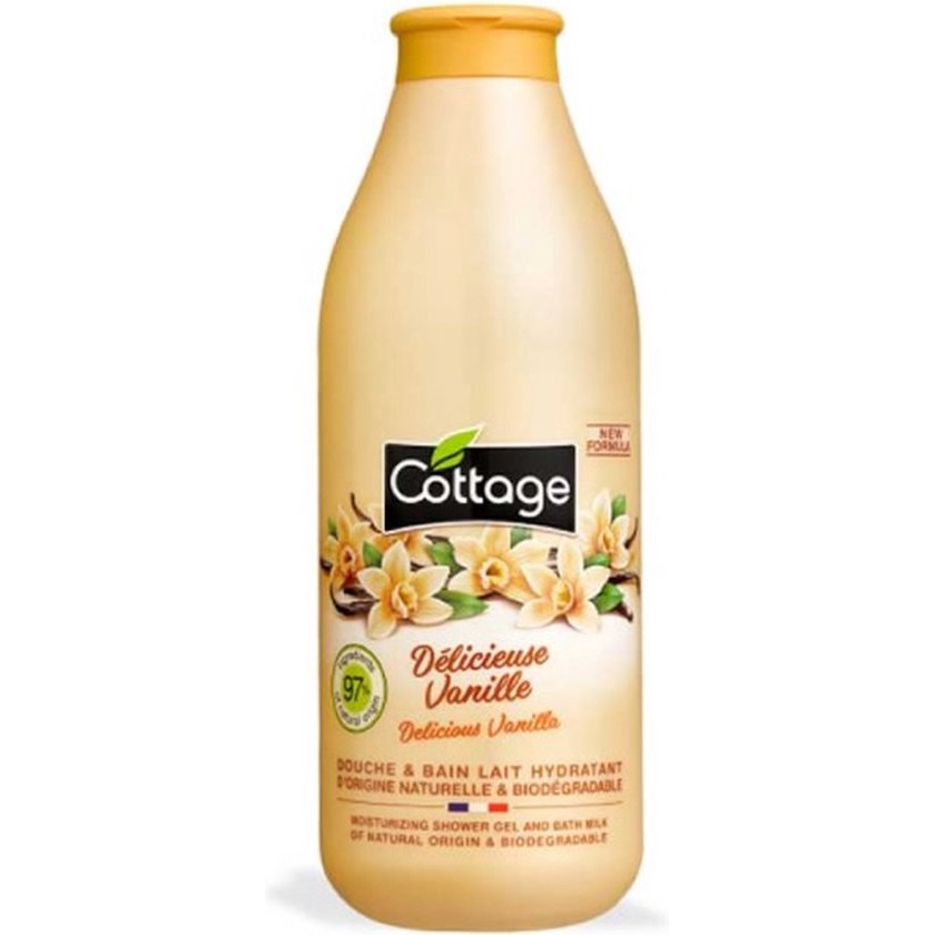 Cottage Delicious Vanilla Milk Shower Gel 750ml