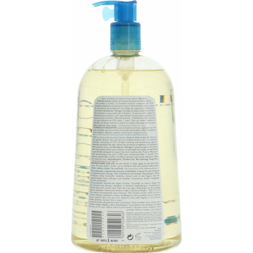 Bioderma Atoderm Huile De Douche VYzivnY Shower Oil 1000 Ml