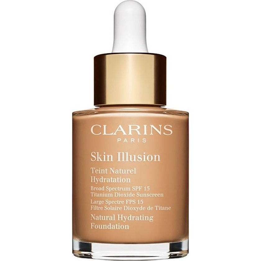 Skin Illusion Teint Naturel Hydratation Foundation By Clarins #111-auburn-30ml