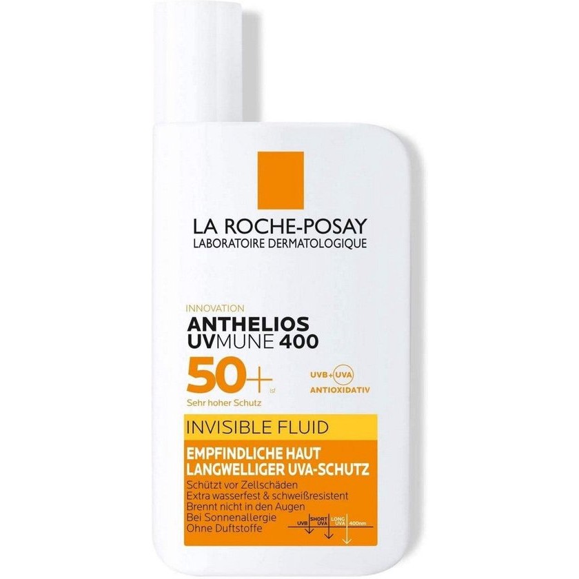 La Roche Posay Anthelios Uvmune 400 Invisible Fluid Sfp50+ 50 Ml By La Roche-posay 50 Ml