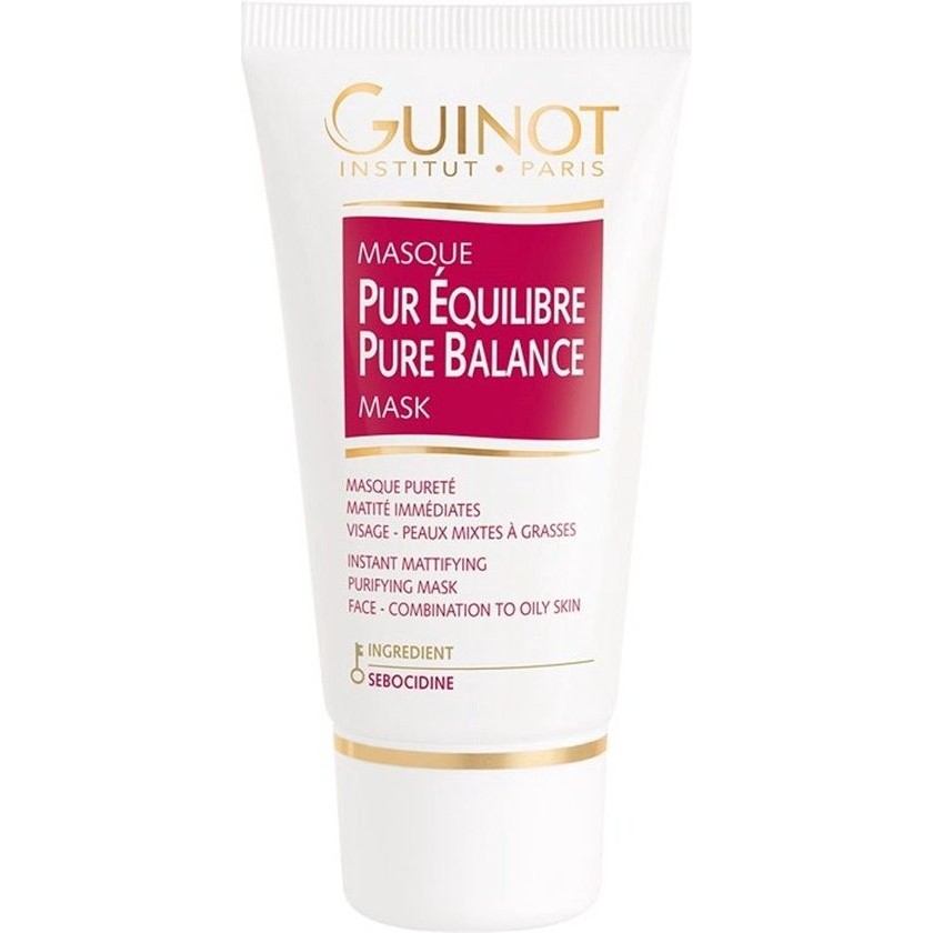 Guinot Masker Guinot Face Care Purifying Masker Pure Balance Mask GecombineerdeVette Huid 50 ml
