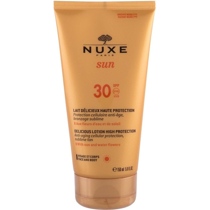 Nuxe Sun Face And Body Delicious Lotion Spf30 150ml