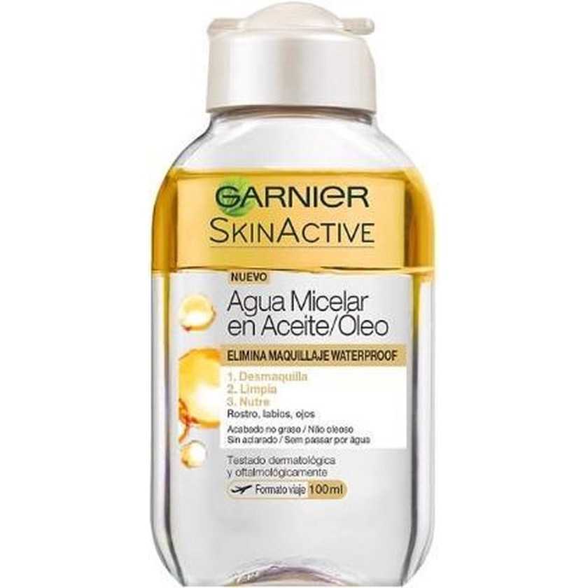 Skinactive Micellar Water Waterproof Oil By Garnier 100 Ml