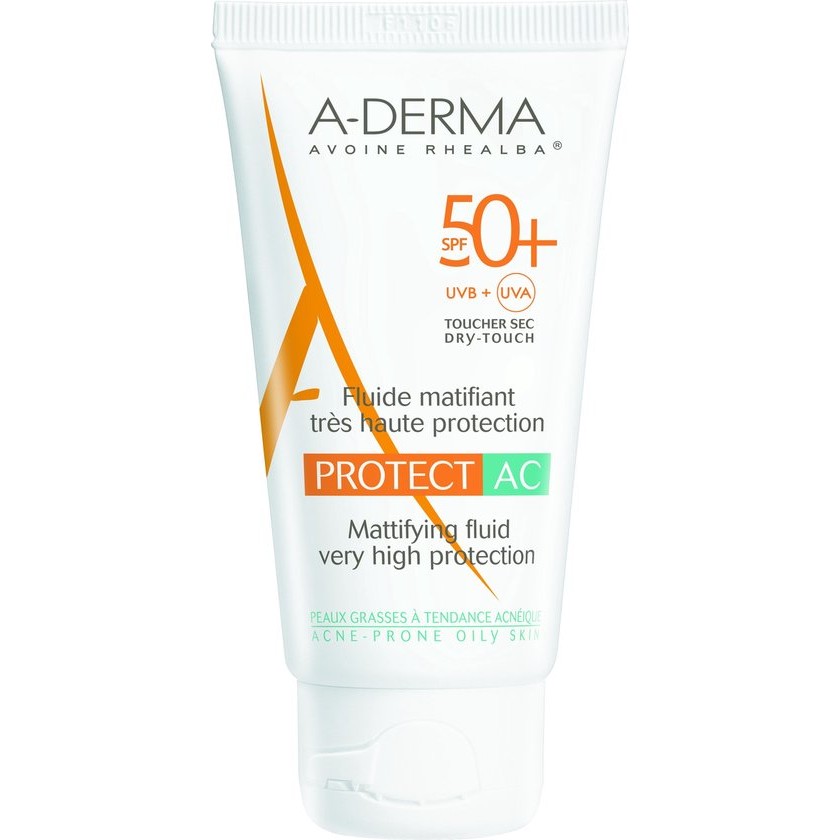 A-DERMA Protect AC Mattifying Fluid Very High Protection SPF50+ 40ml