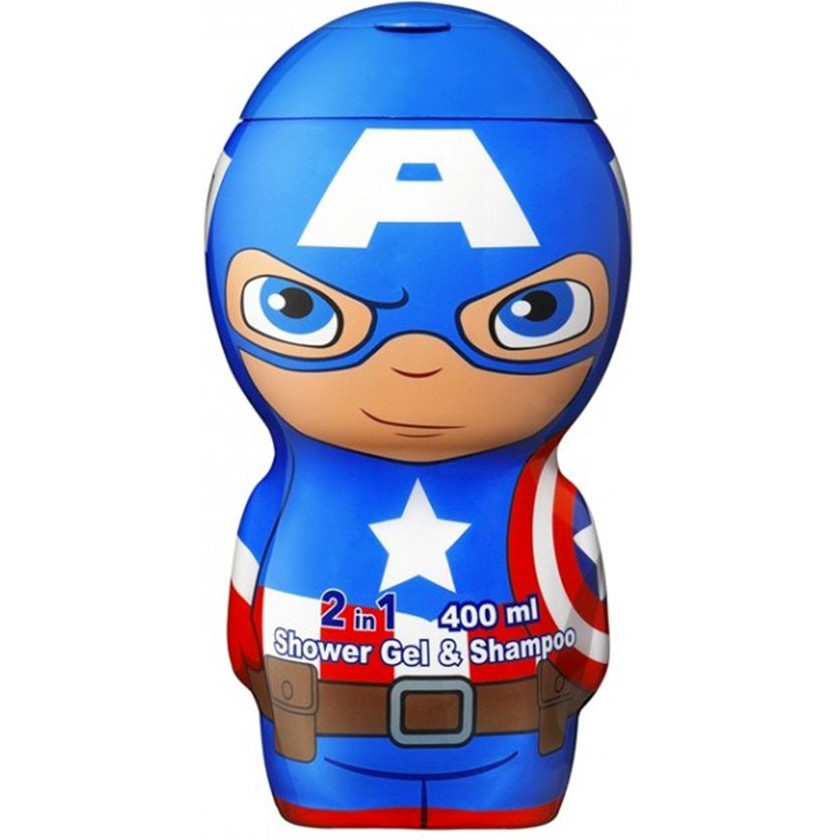 Marvel Air-Val Capitan America Gel y Champu 2d400
