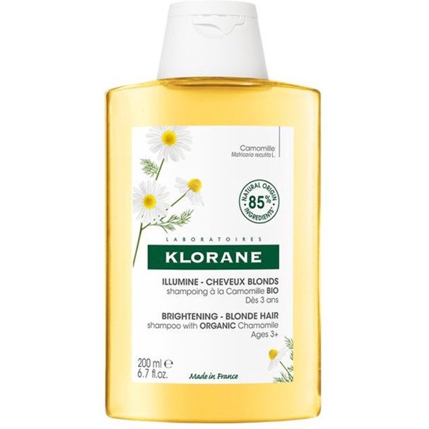 A La Camomile Illuminating Shampoo Blonde Reflections By Klorane 200 Ml
