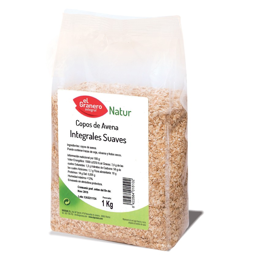 Granero Soft Wholegrain Oat Flakes 1 Kg