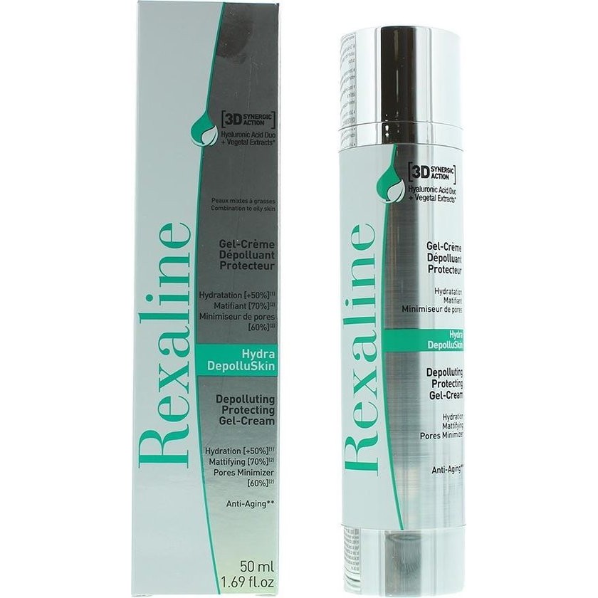 Rexaline 3D Hydra DepolluSkin Depolluting Protecting Gel Cream 50ml