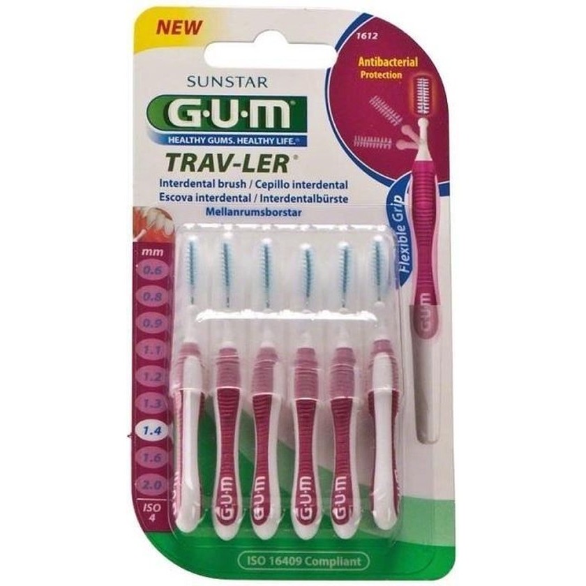 Gum Travler Ragers 1.4mm Roze – 6 stuks