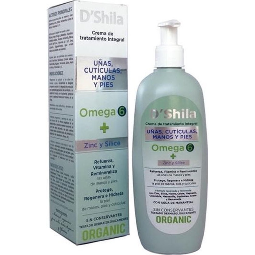 Shila Hand Cream Nails Cuticles and Feet Omega 6 250ml