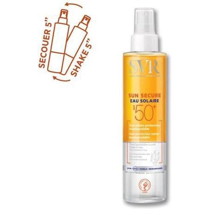 Svr Sun Secure Spf50 Solar Water 200ml