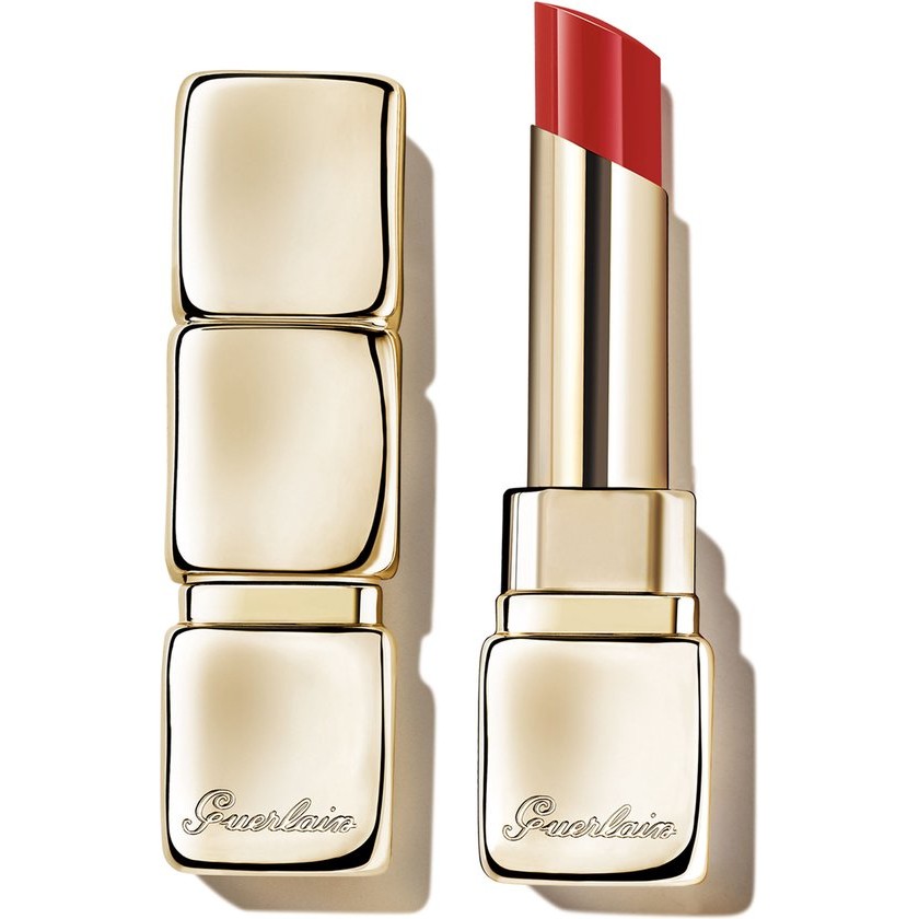 Guerlain Kisskiss Shine Bloom Lipstick #709-petal Red